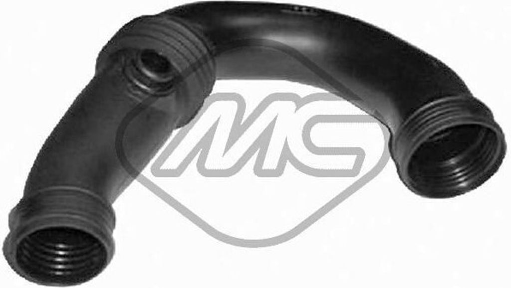 Metalcaucho 03853 Turbo Ladeluftschlauch für RENAULT Clio III Schrägheck (BR0/1, CR0/1) CLIO II (BB0/1/2, CB0/1/2) KANGOO (KC0/1) KANGOO Express