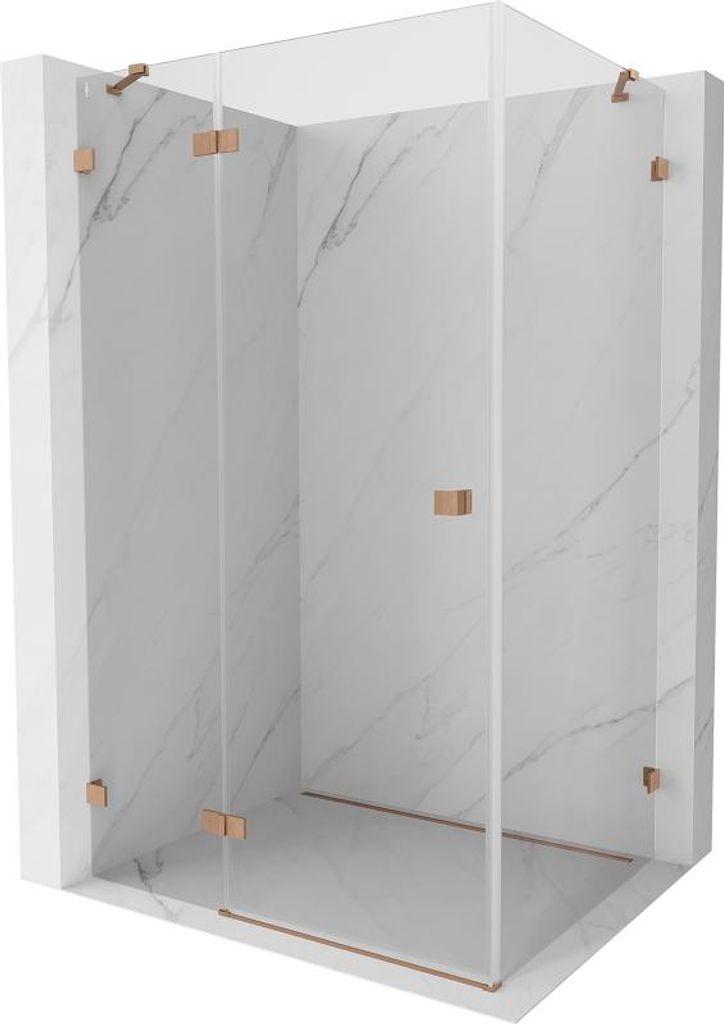 Mexen Lunar cabine de douche pivotante gauche 100 x 80 cm, Image du produit 