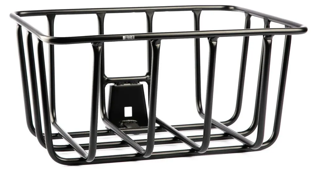 Panier avant Brompton Vello noir pour rouler sans sac à dos lourd