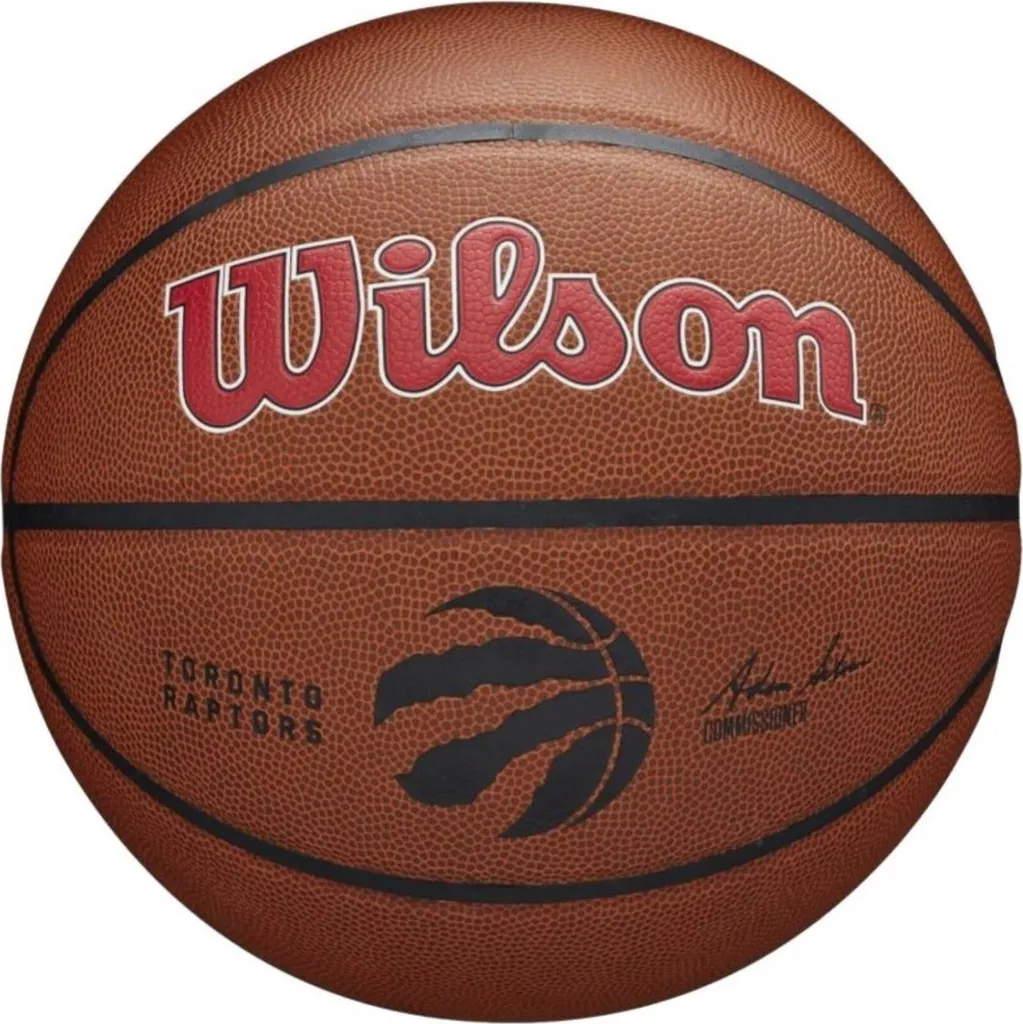 Ballon basket Wilson Raptors avec grip adhérent et haute pression