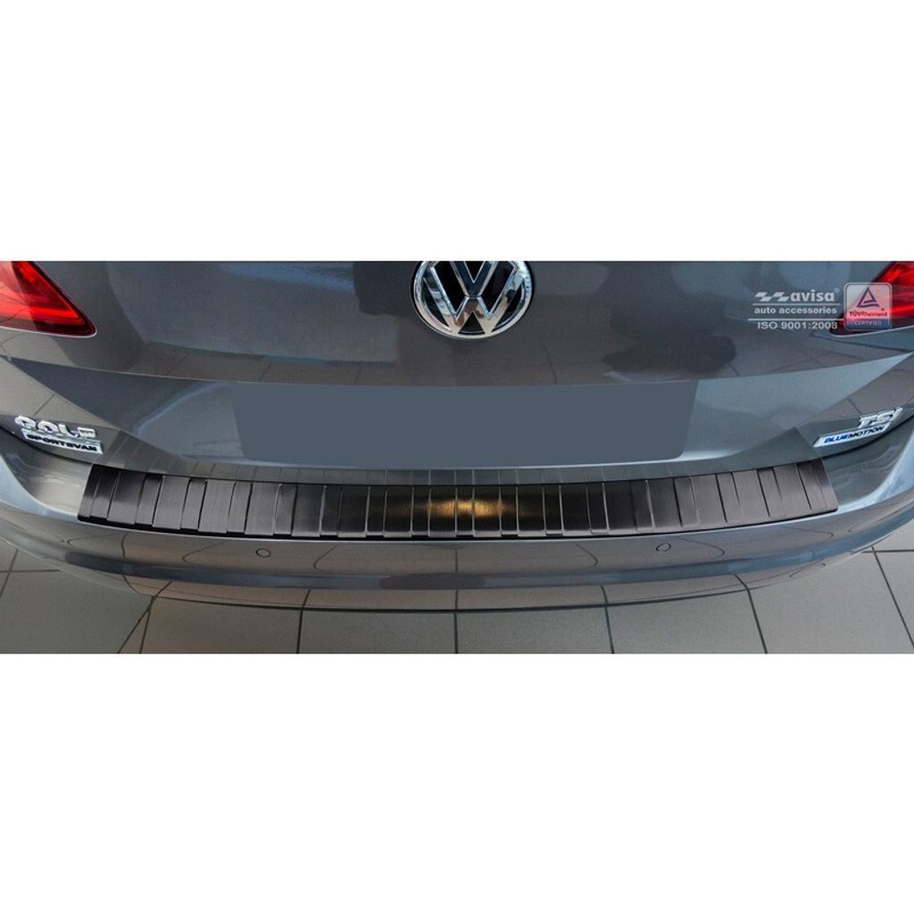 Avisa Ladekantenschutz Stoßstangenschutz 2/45031 Hinten für VW Golf Sportsvan (AM1, AN1) Edelstahl