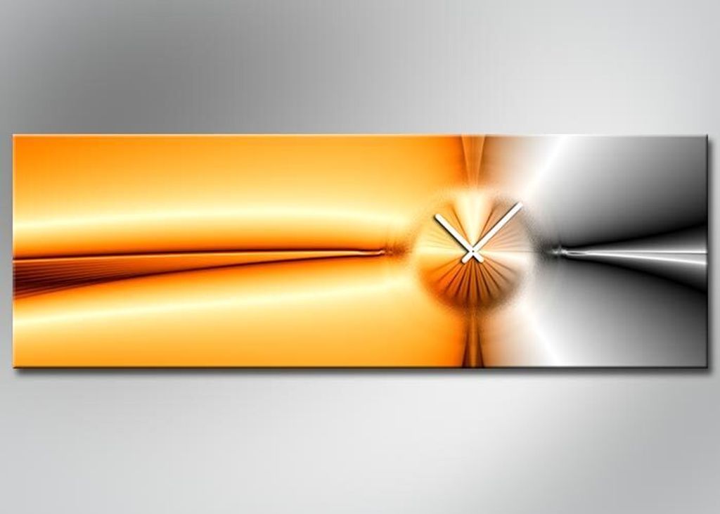 4363 Dixtime Moderne Designer Wanduhr, Wanduhren, Bürouhr 35cm x 100cm