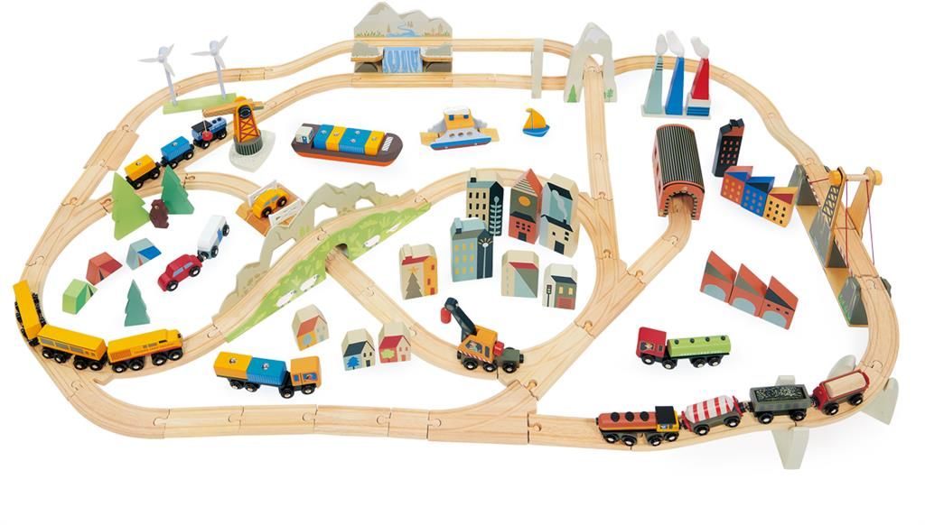 Tender Leaf Toys Mountain View Train Set, Model pociągu i Zdjęcie produktu 