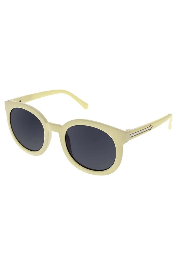 Occhiali da Sole Oversize Donna Dart White: Stile Retro White OEM