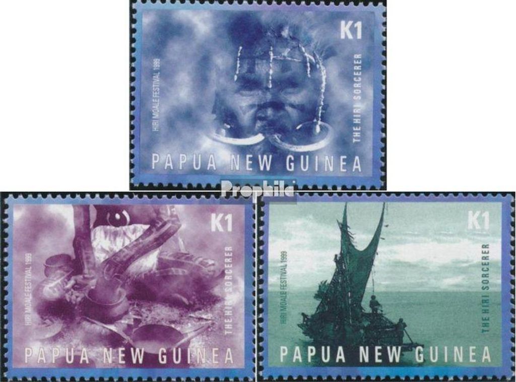 Briefmarken Papua-Neuguinea 1999 Mi 866-868 (kompl.Ausg.) postfrisch Tänzer