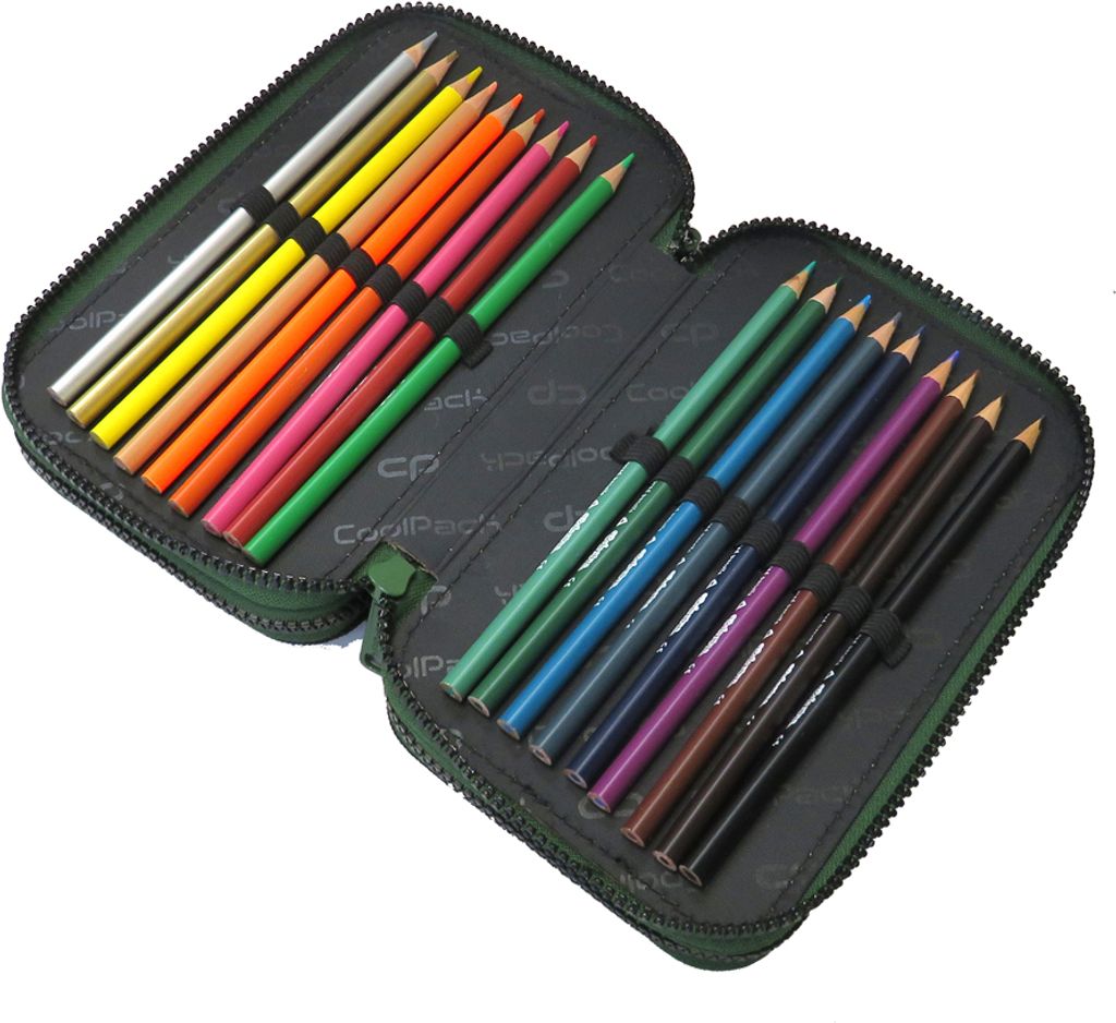 Coolpack Jumper 3 Fach Federmäppchen mit Zubehör Produktbild 3