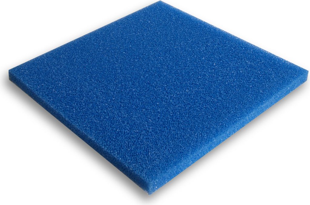 Wiltec Filtermatte Schaumstoff 50 x 50 x 3 cm grobe Porung Produktbild 