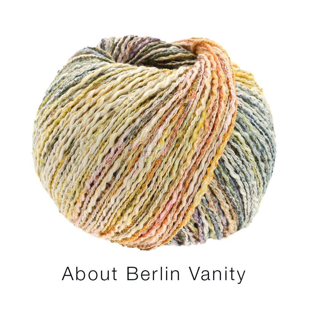 Lana Grossa About Berlin Vanity 010 Orange/Curry/Khaki/Umbra/Natur bunt