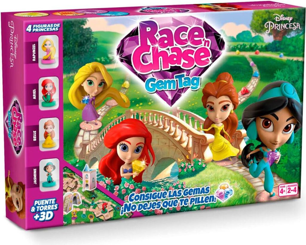 Disney Princess Race Chase Brettspiel Produktbild 