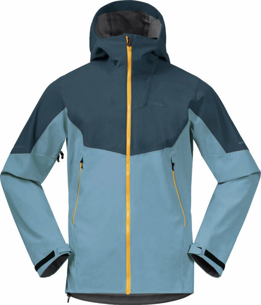 Bergans Senja Hybrid Softshell Jacket Smoke Blue/Orion Blue/Light Golden Yellow S Skijacke