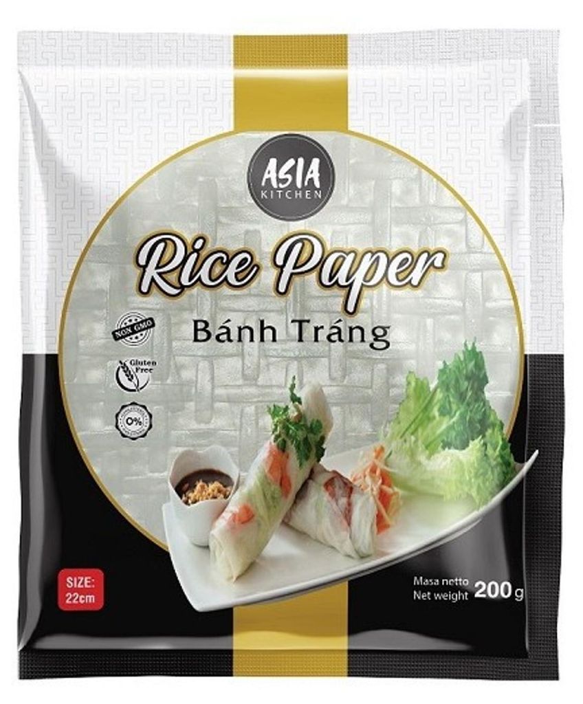 Feuilles de riz de 22 cm, 200 g - Asia Kitchen Image du produit 
