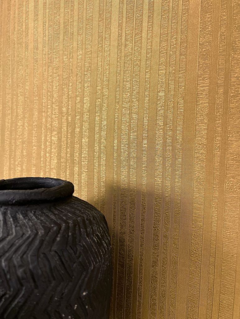 Newroom Vliestapete Zabrina Gold Streifen Glamour, Musteransicht