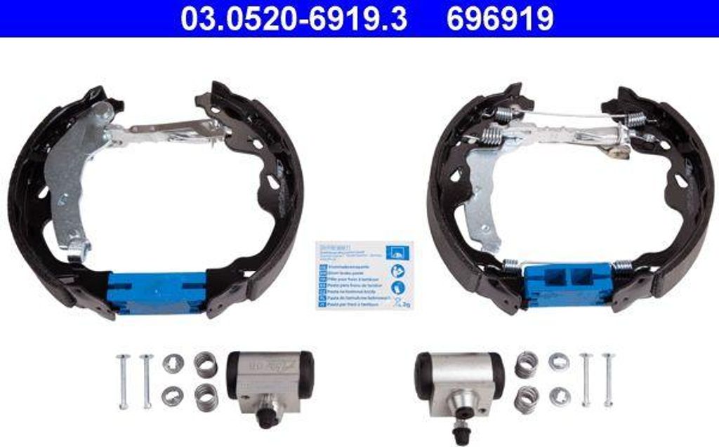 ATE 03.0520-6919.3 Bremsbackensatz OE kompatibel mit Agila B
