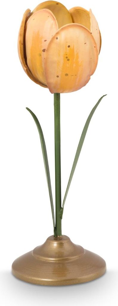 PIP STUDIO Metal Tulip Kerzenhalter gelb 21cm