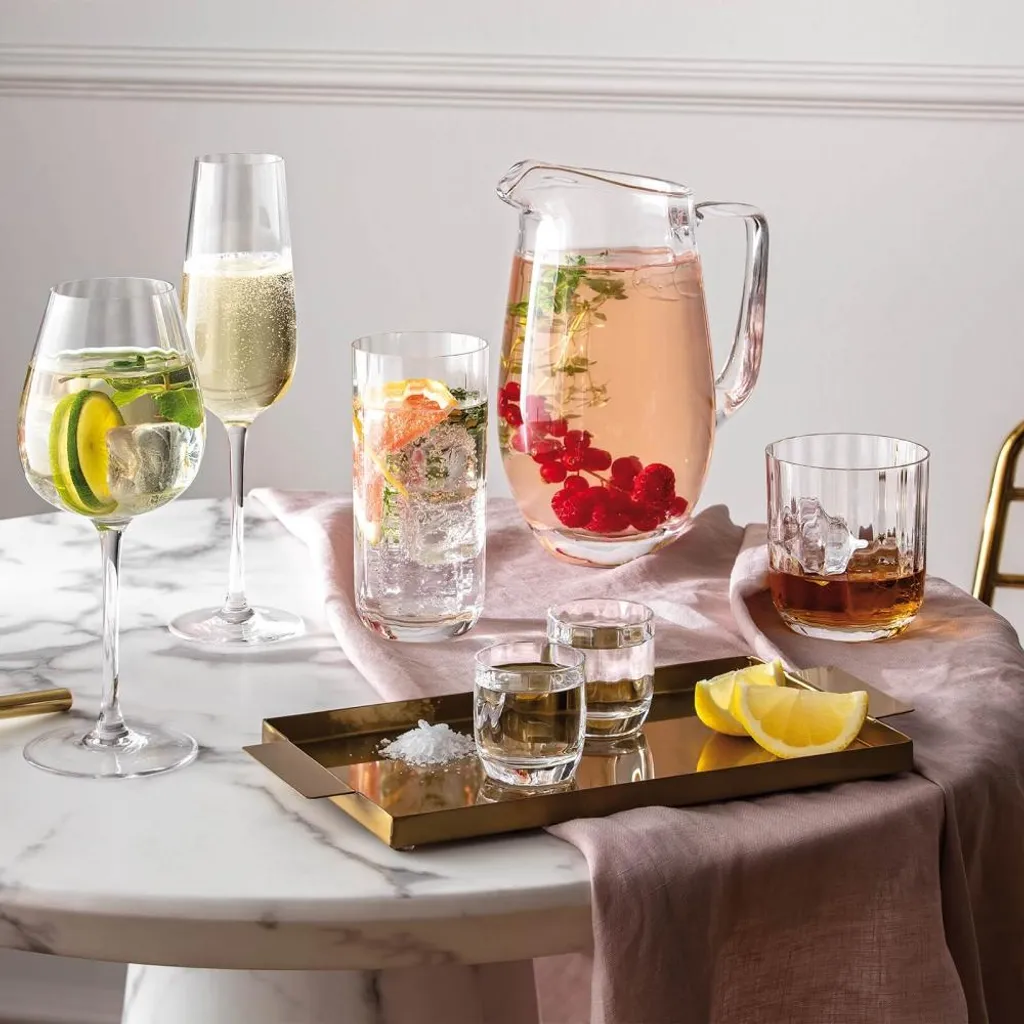 Bicchiere da acqua Rose Garden, set di 4 pezzi. - 2