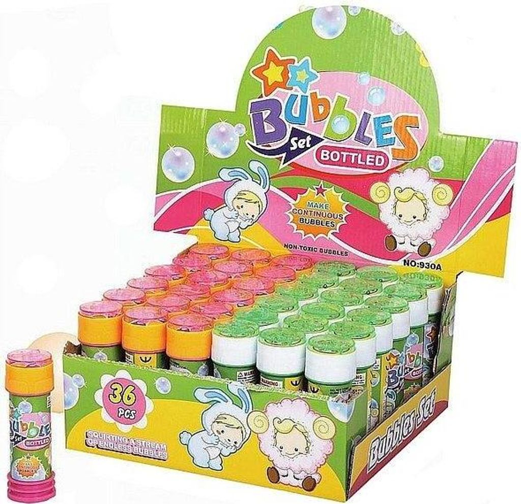 Mýdlové bubliny 11,5 × 3,5 cm (36 ks) Obrázek produktu 