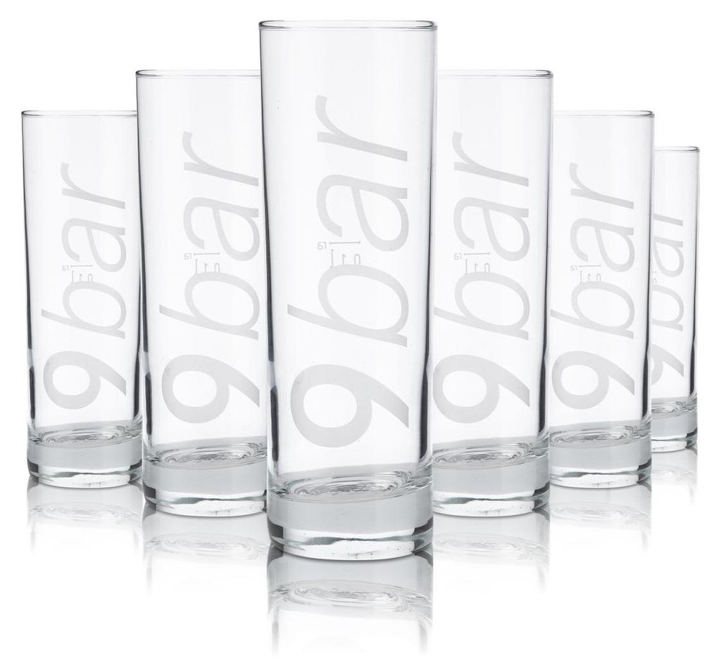 6x 9Bar Glas 0,22l Longdrinkglas Cocktailglas Aperitif Produktbild 