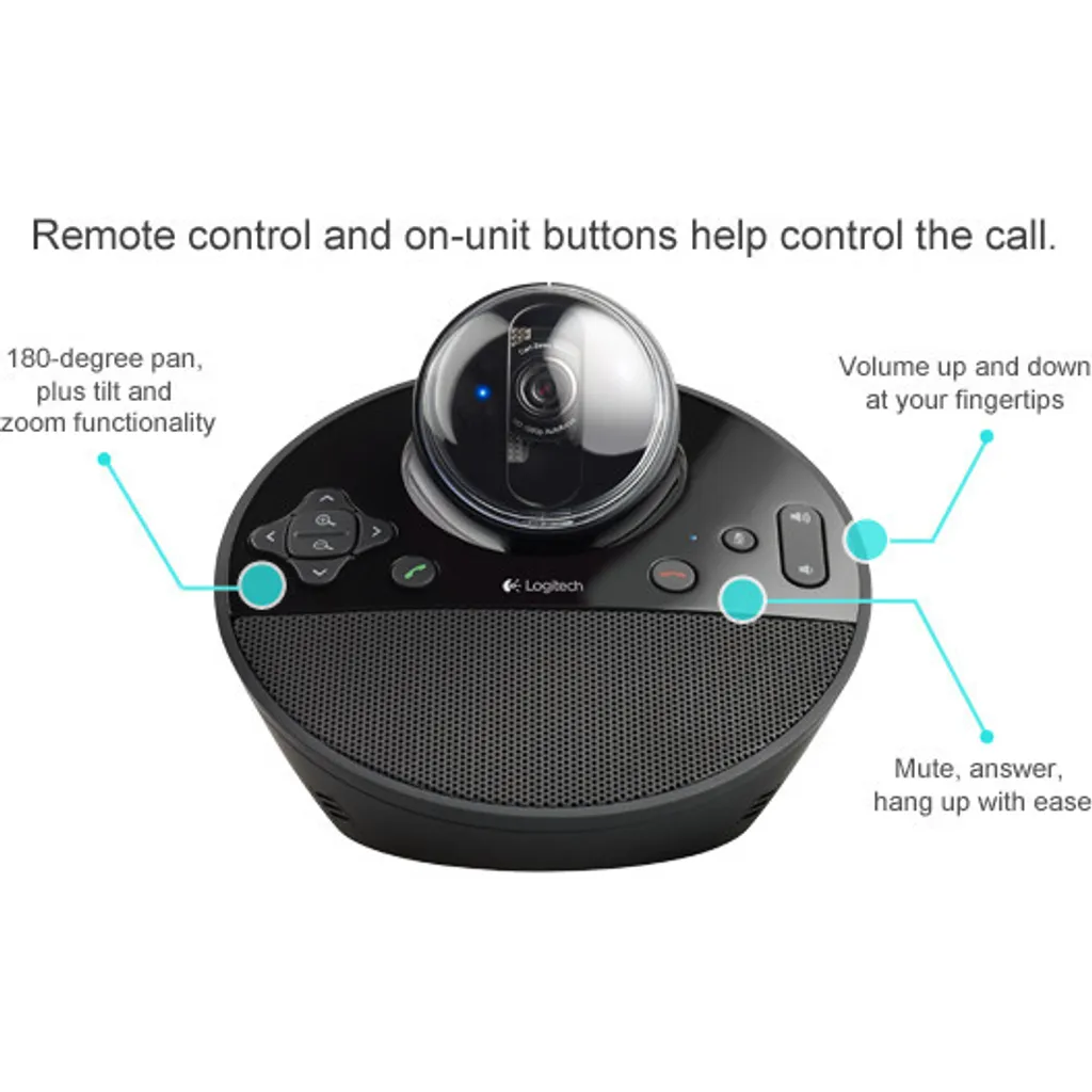 Logitech BCC950 Caméra de visioconférence Full HD avec télécommande - 21
