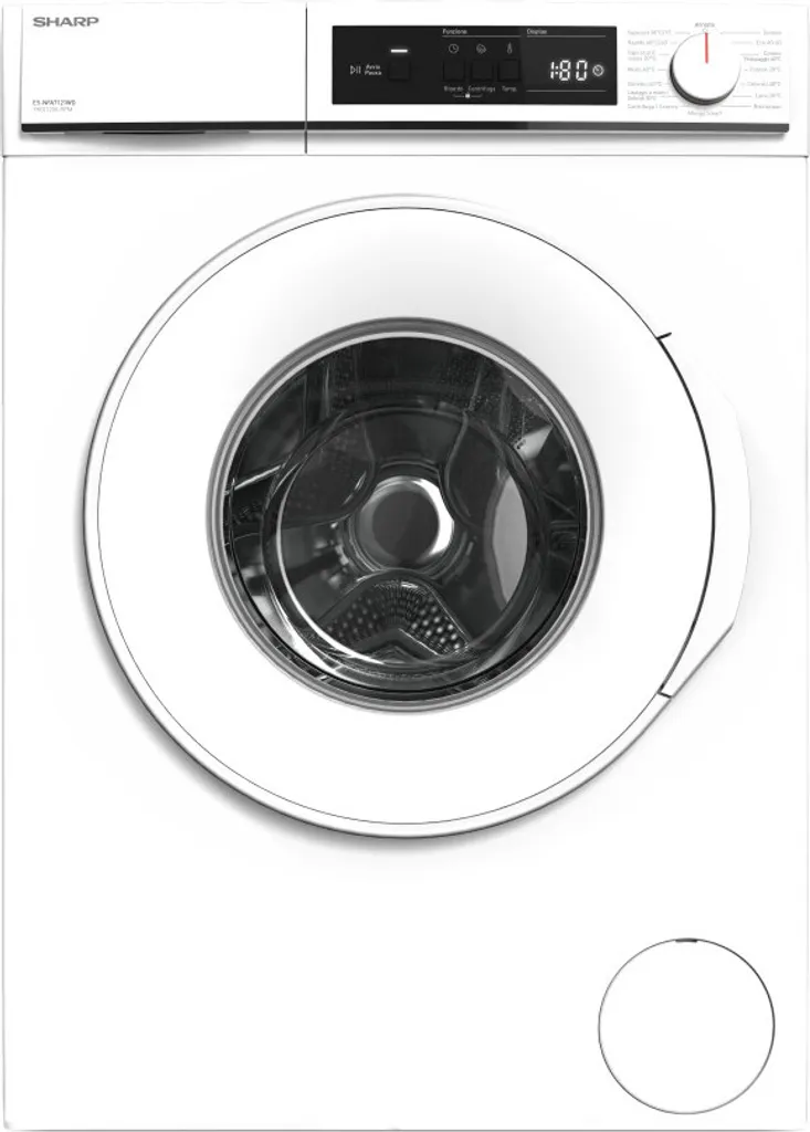 Sharp ES-NFA7121WD Waschmaschine Frontlader 7 kg 1000 RPM Weiß