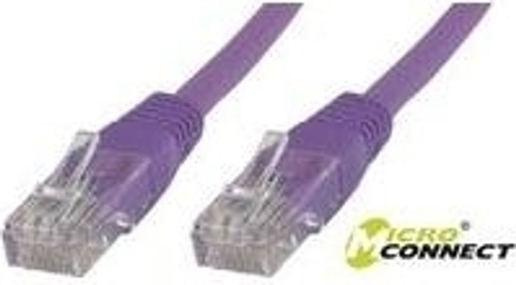 MicroConnect U/UTP CAT6 20M LILA PVC