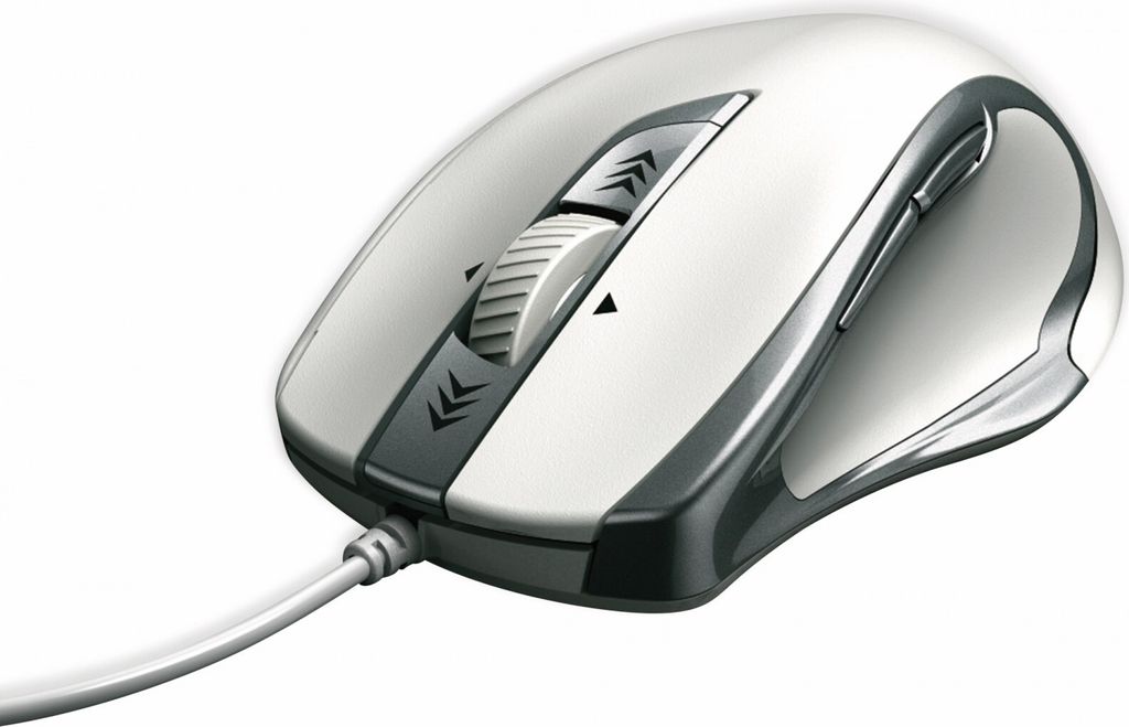 Hama Torino USB OPTICAL 1200DPI LINKS-HAND-SILBER & Weiße Produktbild 