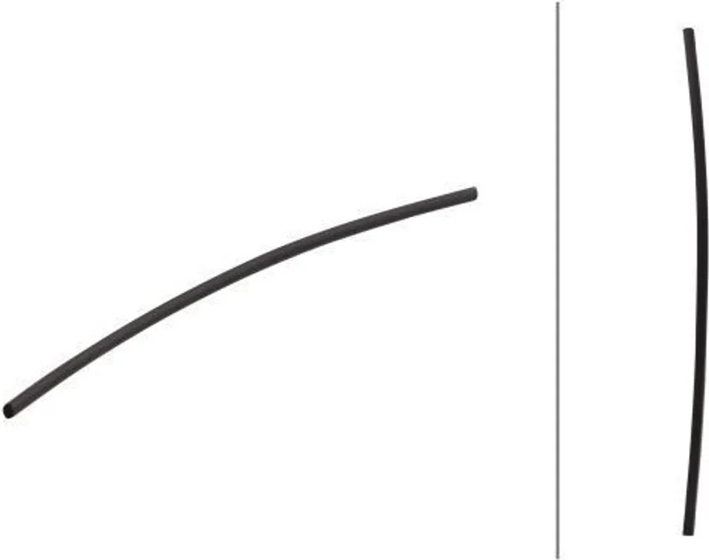 Gaine thermorétractable Ø 4,8 mm Noire pour isolation de câbles