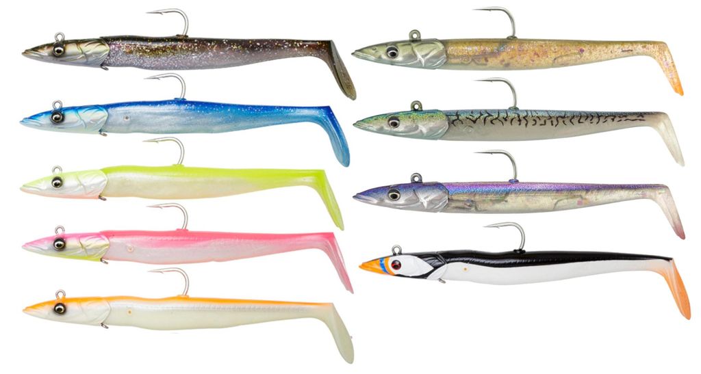 Savage Gear Shad Sandeel V2 Big Game Farbe Green Silver Gewicht 175g