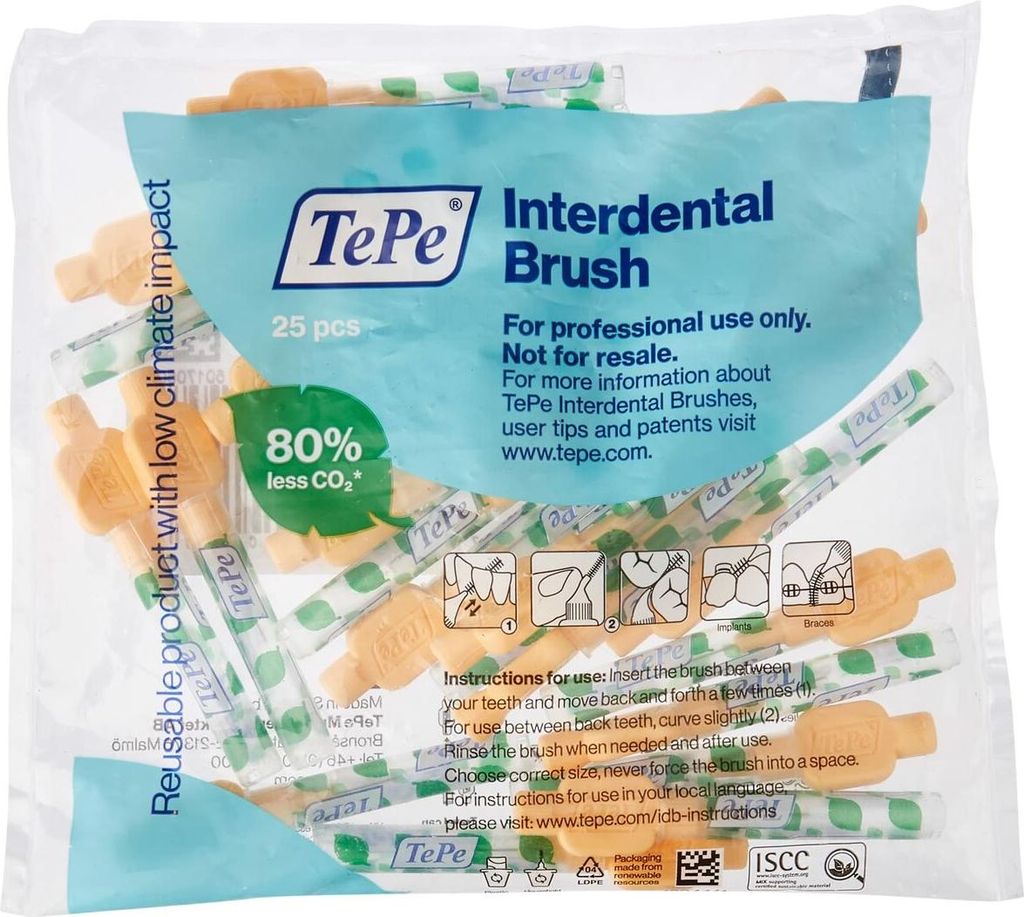 TePe Scovolini interdentali X-Soft Arancione chiaro 0,45 mm Immagine del prodotto 