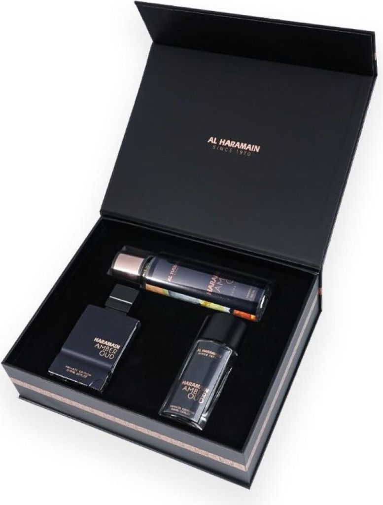 Amber Oud Private Edition EDP 75 ml+ EDP 30 ml+ Duschgel 250 ml