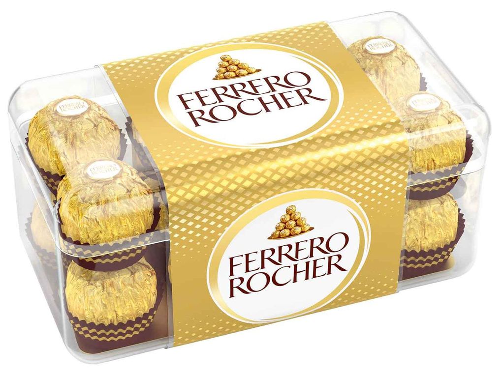 Ferrero Rocher, 200 g, Milchschokolade, 16 Stück(e), Produktbild 