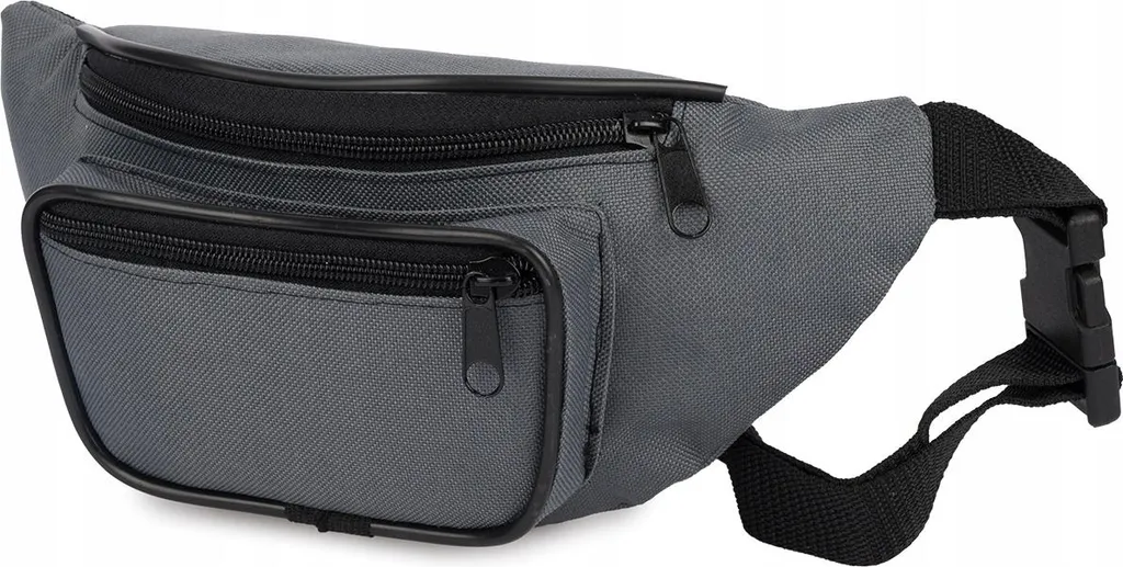Sac banane gris hydrofuge 20 cm : gardez vos affaires au sec partout