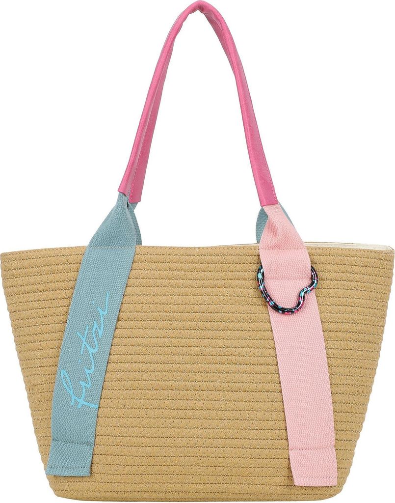 Fritzi aus Preußen Schultertasche Happy Summer Shopper Berry Water beige
