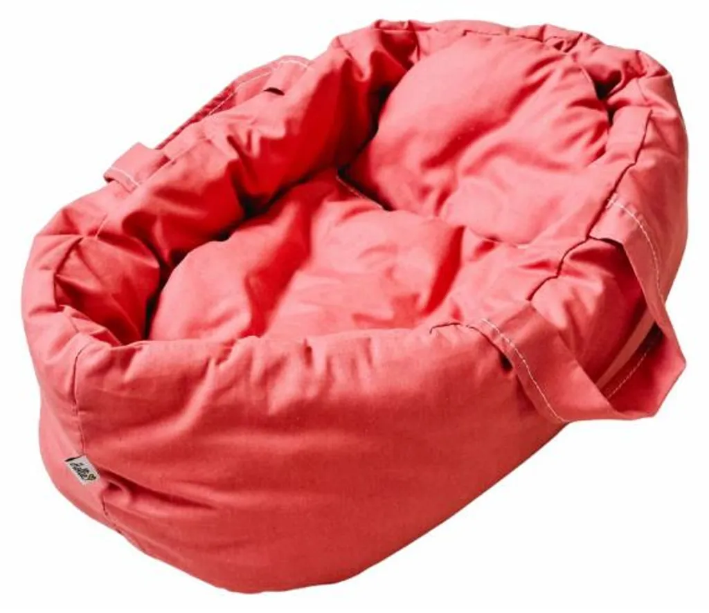 Sac poupée Hollie coton bio Strawberry rouge - Accessoire de transport