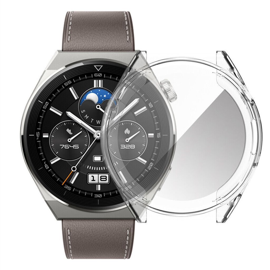 Strap-it Huawei Watch GT 3 Pro 46mm TPU-Hülle (transparent) Produktbild 