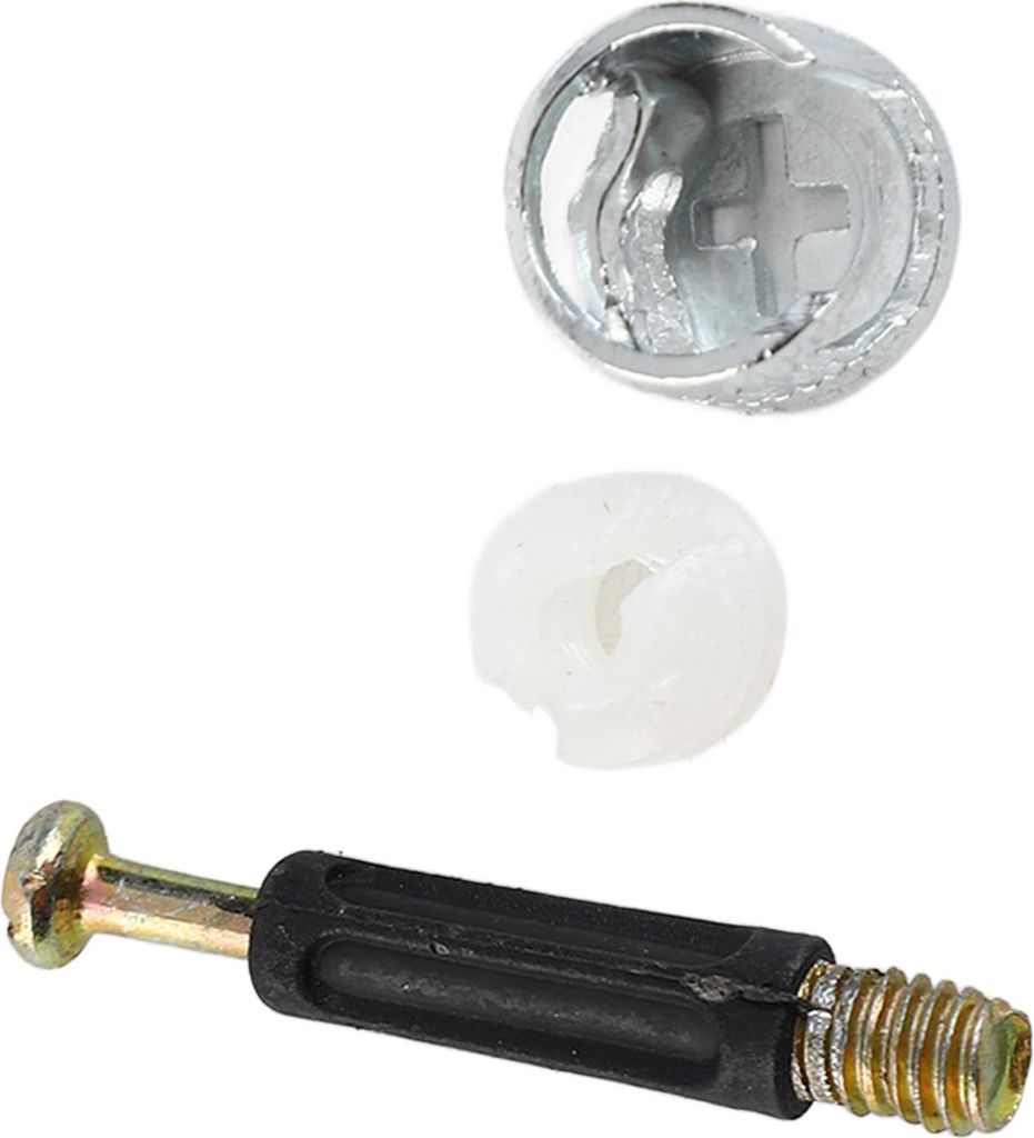 100er-Set 3-in-1 Exzenterrad-Verbindungsstück Möbelschraubenmutter-Set Hardware-Zubehör