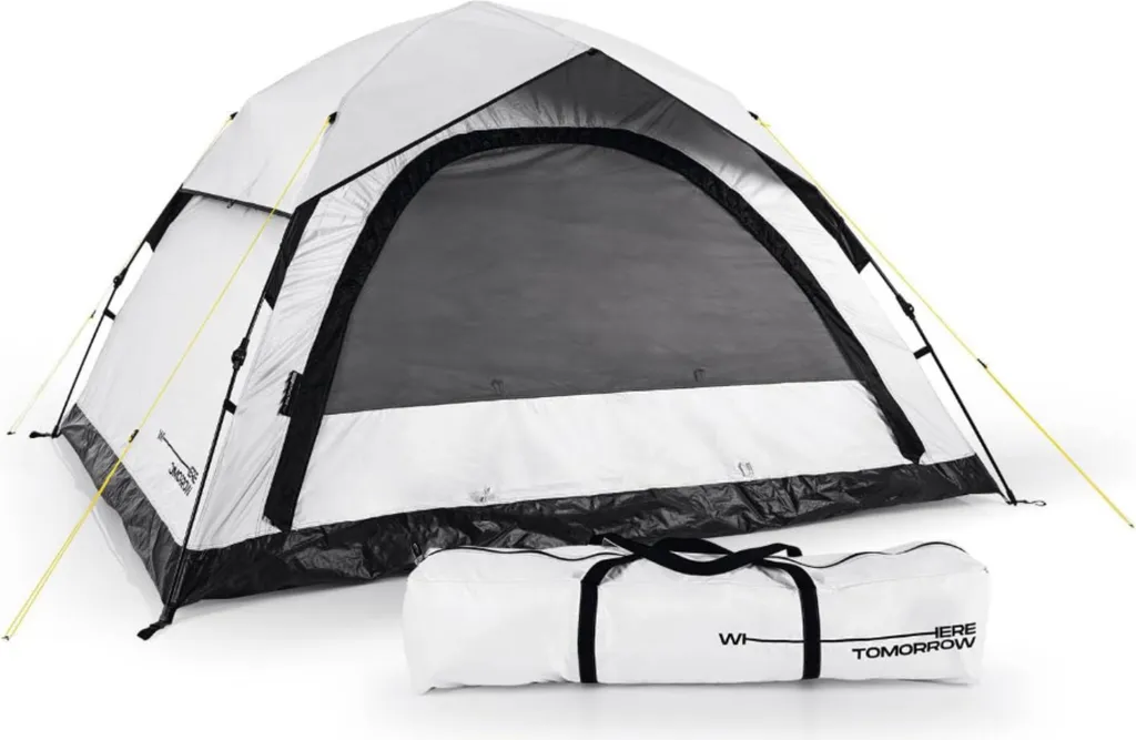 WHERE TOMORROW Tente Pop Up 2-4 Personnes | Tente de Camping 210x190cm