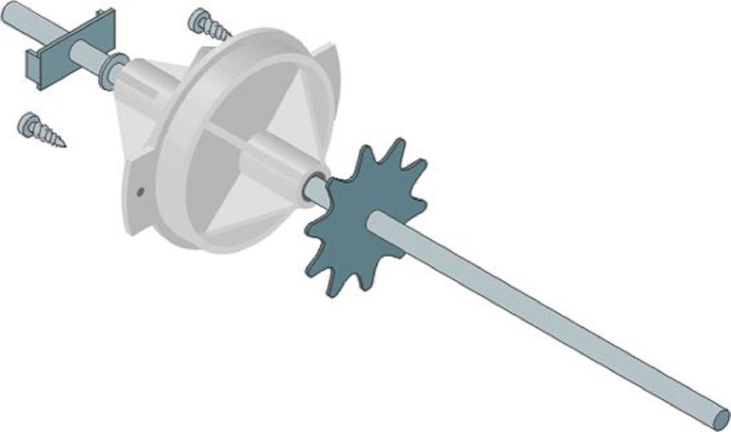 Rolly Toys Hinterachse für Schaltung, 4-Krallenmitnehmer Produktbild 