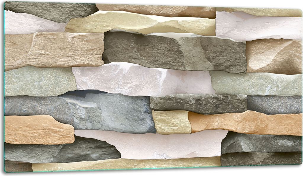 Glasschneidebrett Herdabdeckplatte Glaskeramikkochfeld Universal 52x30 cm Art