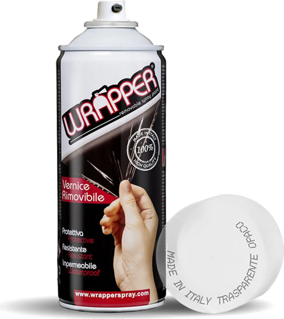 Pellicola Spray Trasparente Opaca Protettiva | Vernice Removibile 400ml