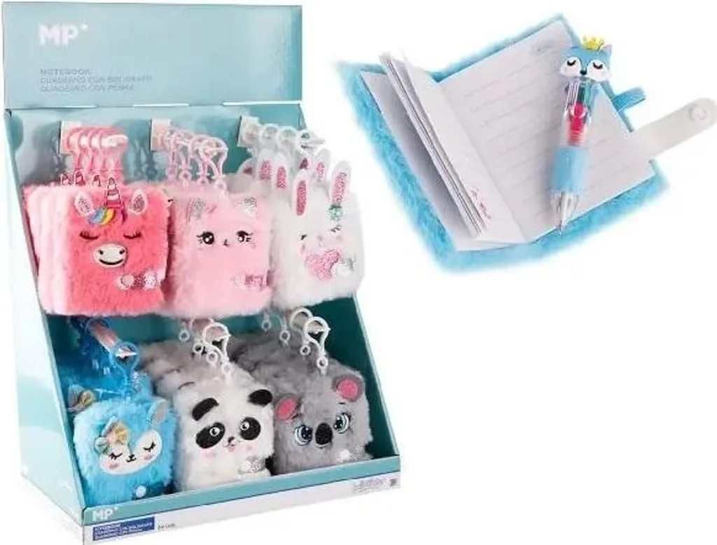 Évitez l'ennui des enfants avec ce kit carnet peluche et stylo 4en1