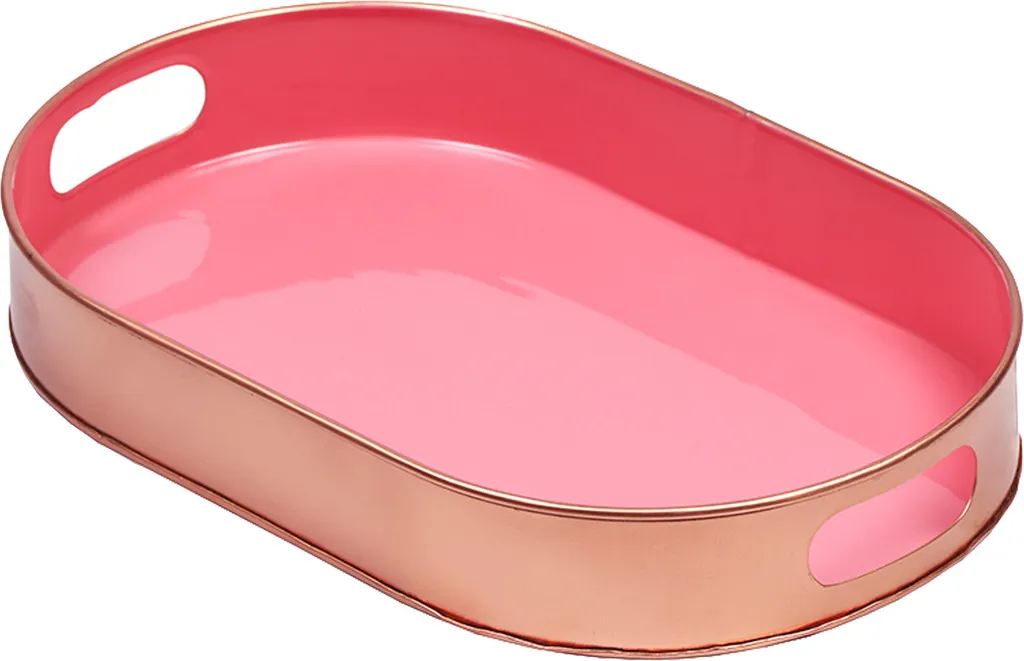 Analisi Design: Vassoio Scandinavo Aarhus Pink Oval per Interni