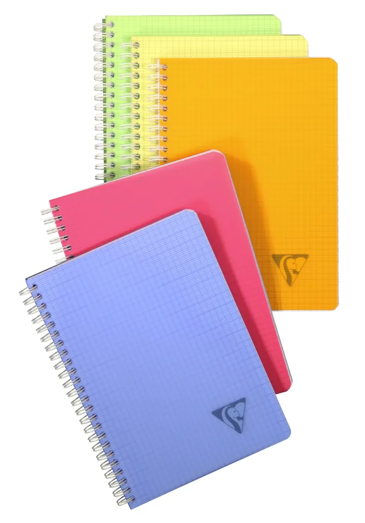 Cahier à spirales Linicolor A5 quadrillé 5x5 avec 180 pages de 90g