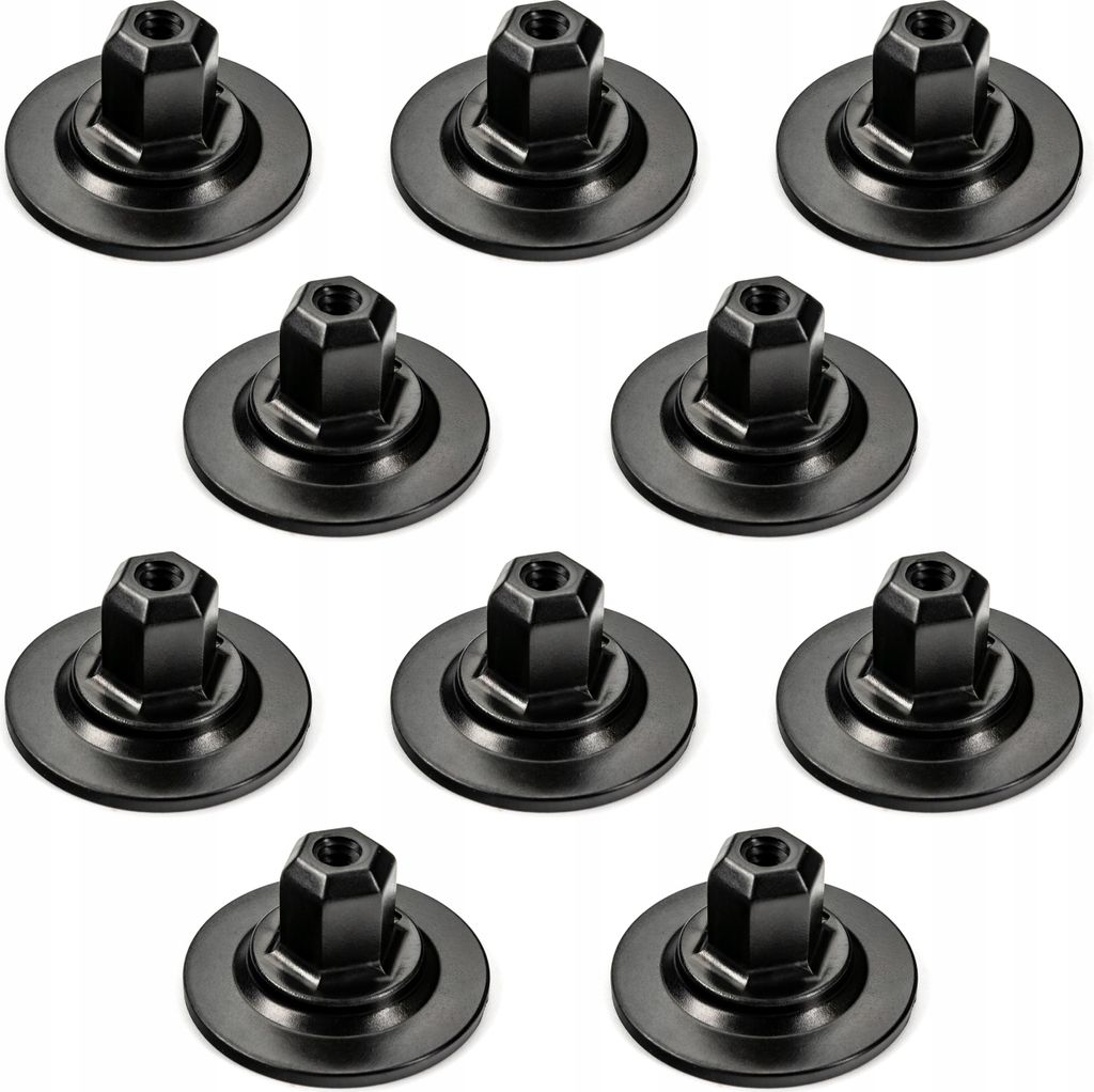 10x Flanschabdeckung Mutter VW Audi Seat Skoda Produktbild 