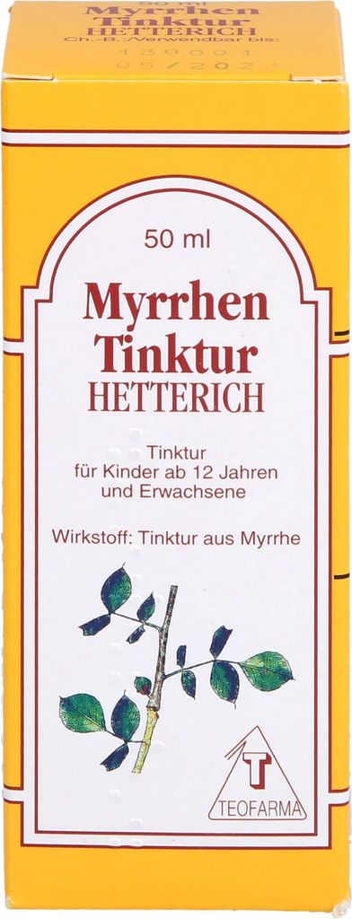 HETTERICH Myrhová tinktura, 50 ml roztoku Obrázek produktu 