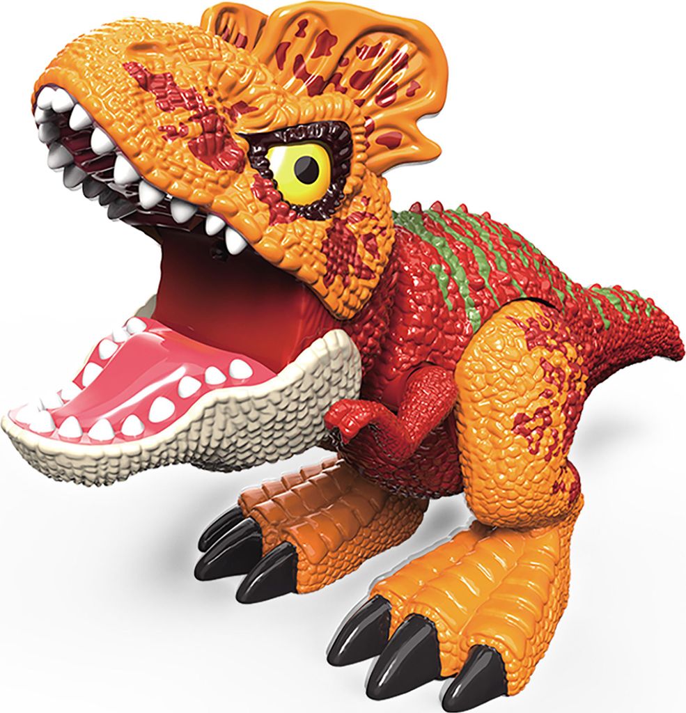 Dinosaurier mit Effekten rot 26,5 x 11 x 13 cm