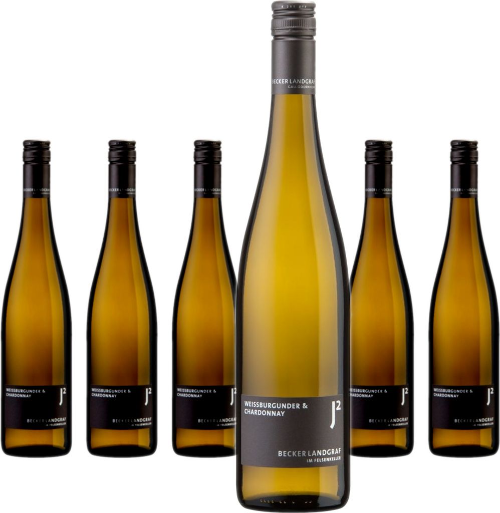 6 x Becker Landgraf J² Weissburgunder - Chardonnay Produktbild 