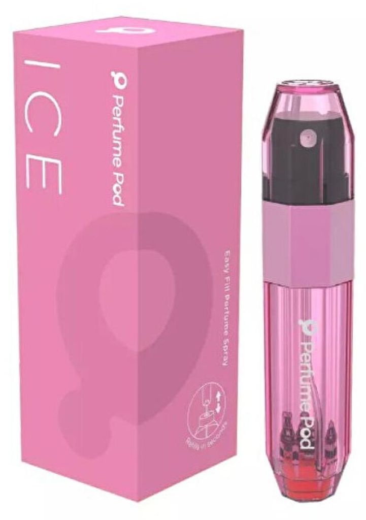 Travalo Parfüm Pod Ice nachfüllbar Parfüm Zerstäuber Rosa Produktbild 