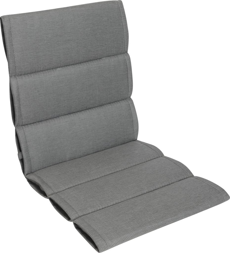 Herlag Gartenstuhlauflage Linnea Polsterauflage für Niedriglehner 103x50x3cm Grau