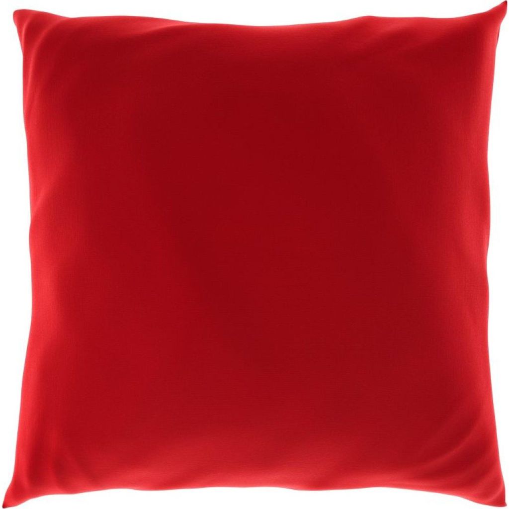 Kopfkissenbezug glatte Baumwolle RED
