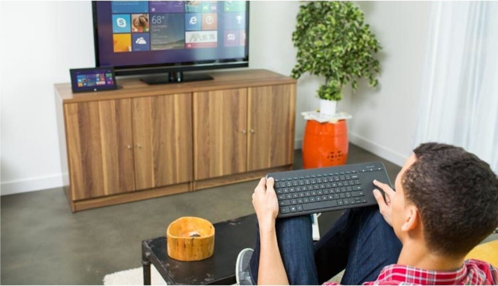Microsoft All-in-One Media Keyboard mit Touchpad,Kabellos, Produktbild 4